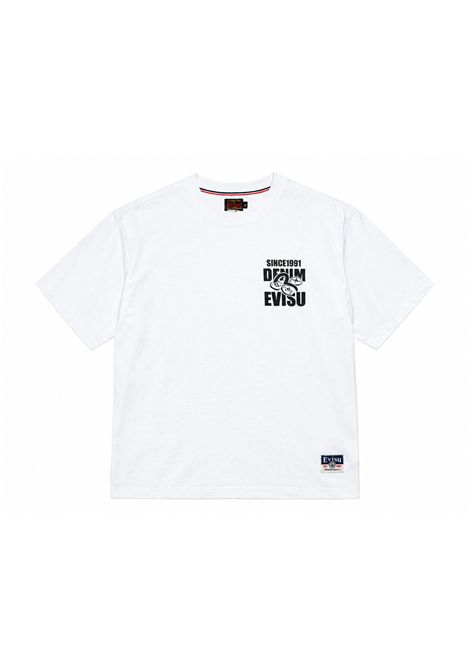 T-shirt con stampa EVISU | 2EAHTM6TS1121OFF WHITE